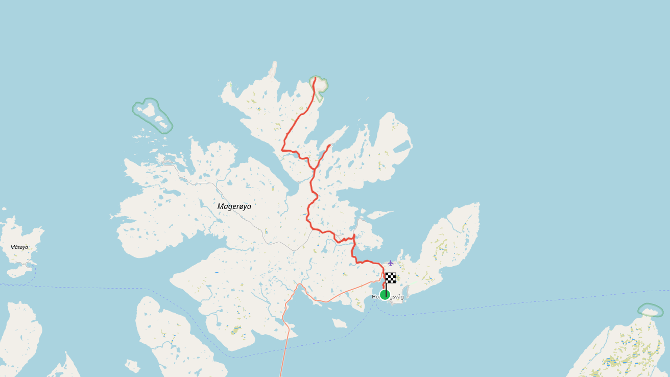 First proper ride in Norway, to Nordkapp and back.